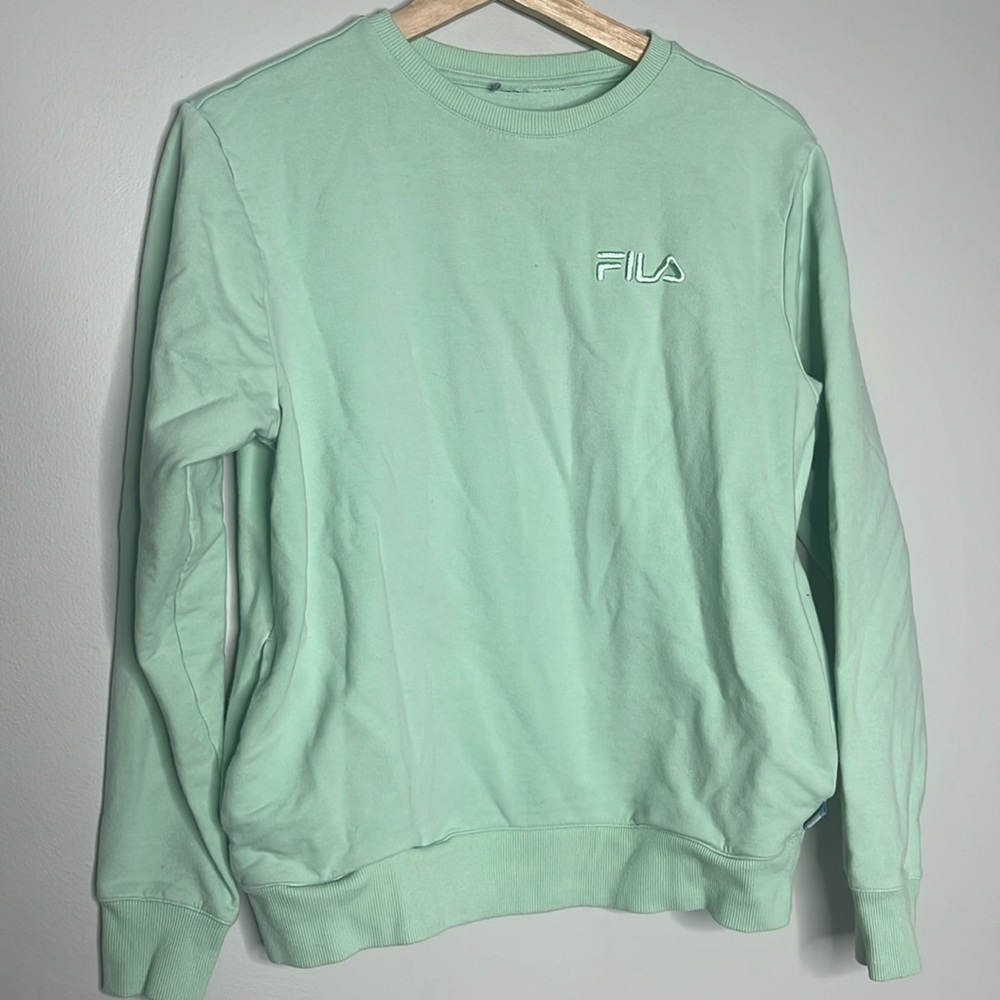 Women’s Small Fila Green Crewneck